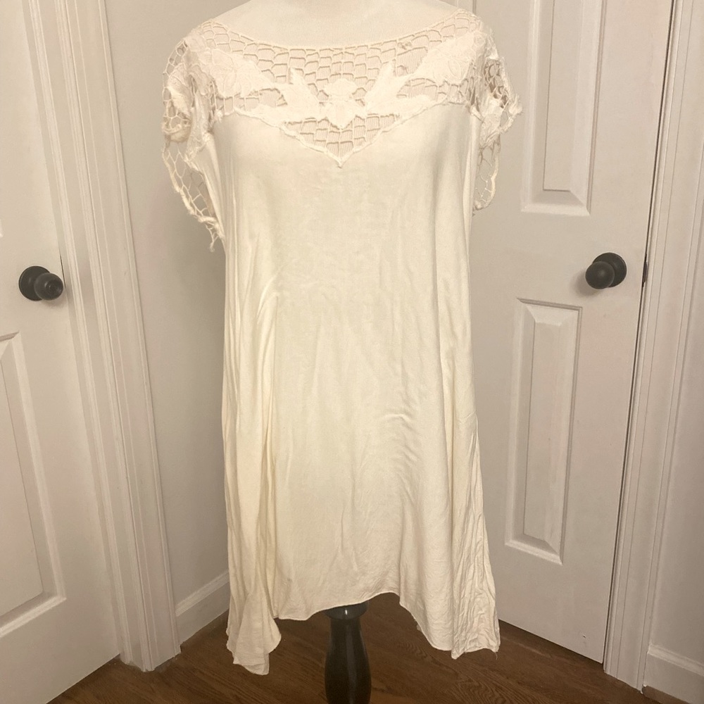 Beautify wide lace dress. Never worn.